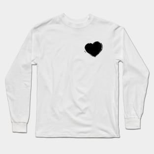 Black Heart Long Sleeve T-Shirt
